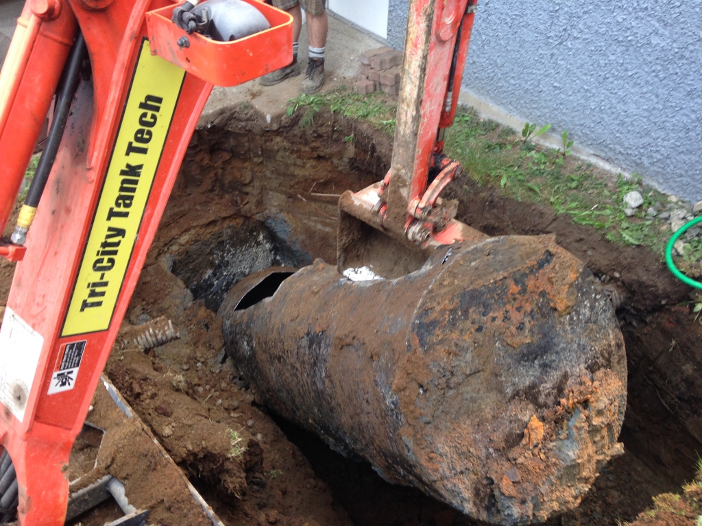 buried oil tank removal Address 101135 Lansdowne Dr.Coqu… Flickr