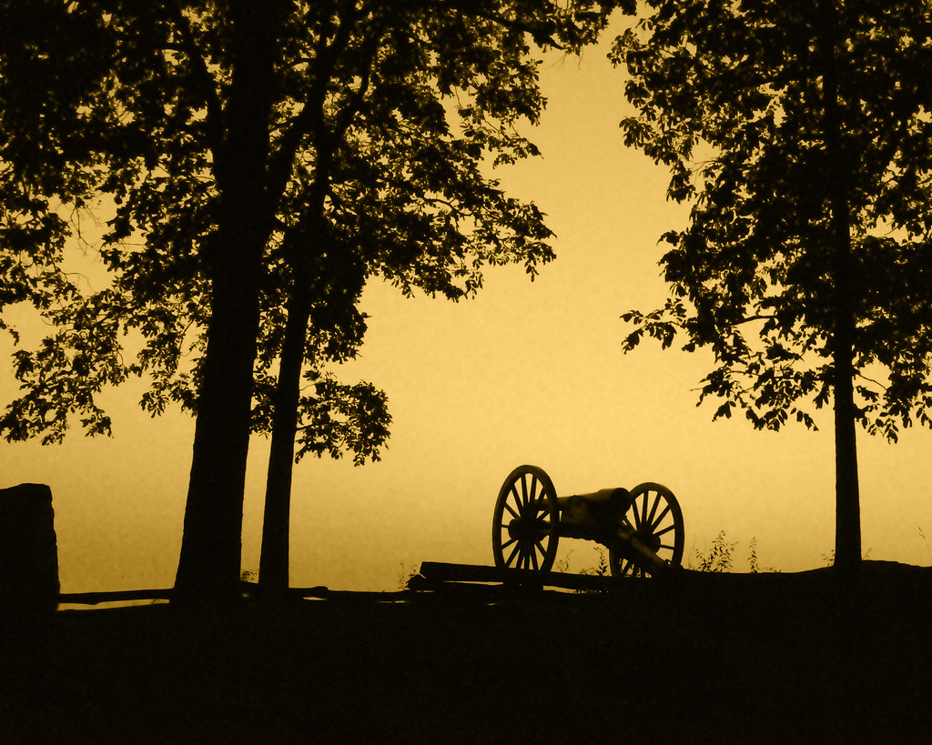 Nightfall on Little Round Top Little Round Top, Gettysburg… Flickr