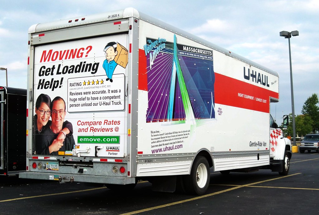 UHaul Truck Massachusetts 100_0959 UHaul truck with Ma… Flickr