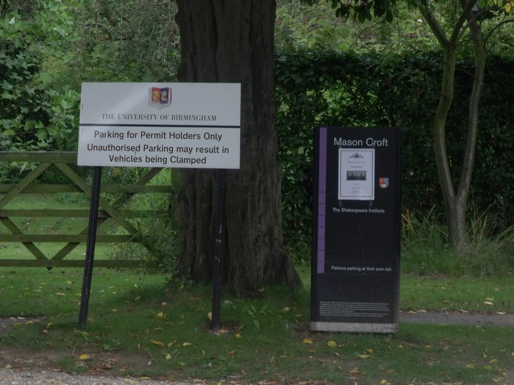 The Univesity of Birmingham Mason Croft The Shakespeare Institute