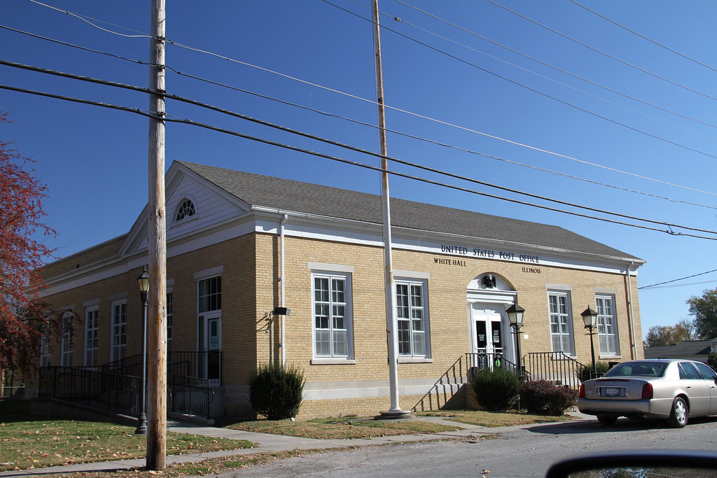 White Hall IL, White Hall Illinois, Post Office, Greene Co… Flickr