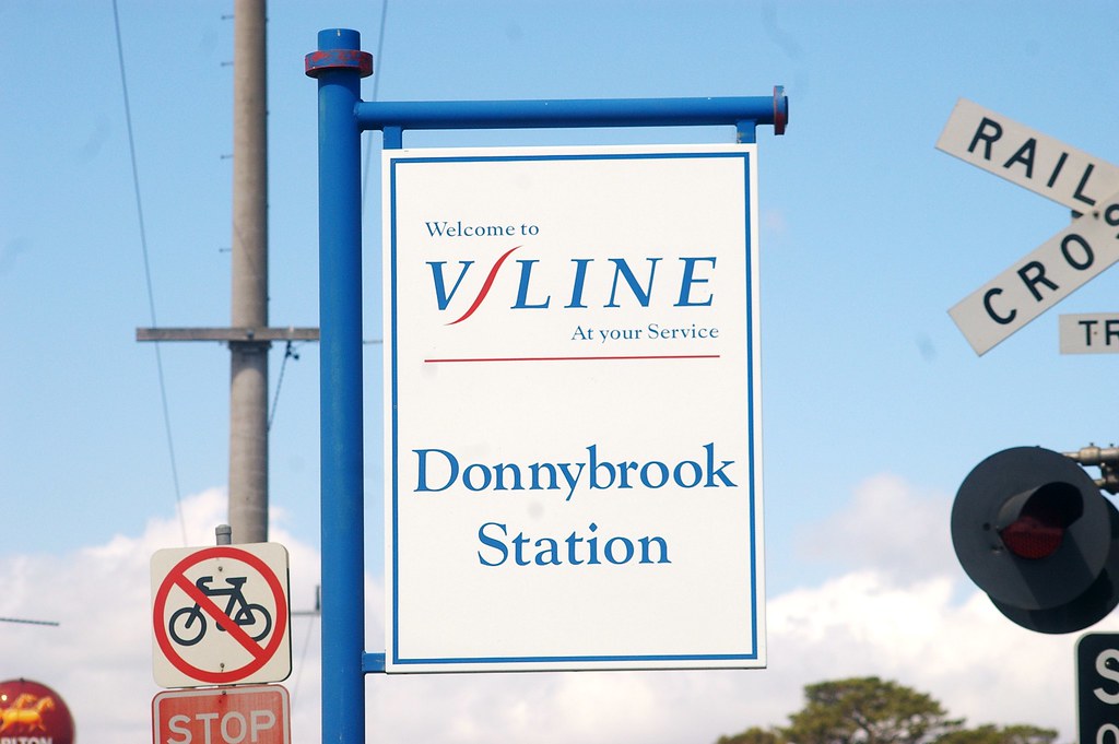 V/Line Donnybrook Station Sign to V/Line Donnybroo… Flickr