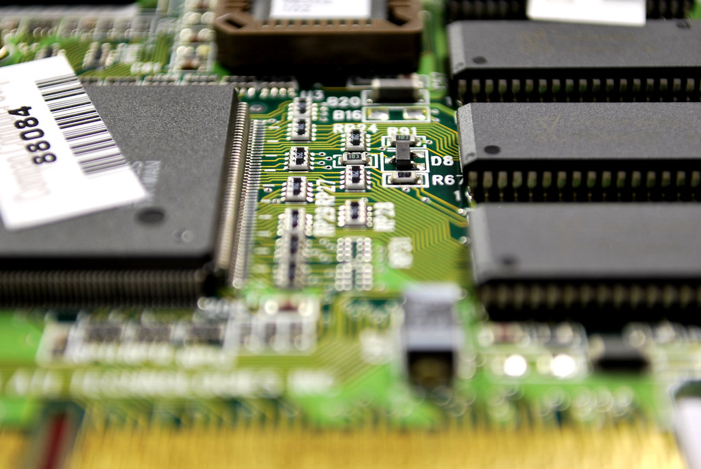 103 Closeup of a Video Card chipset from a regular PC Simon King