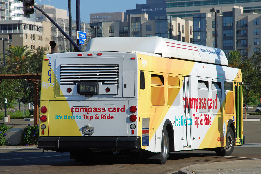 Compass Card San Diego Transit 1997 New Flyer C40LF bus wi… Flickr