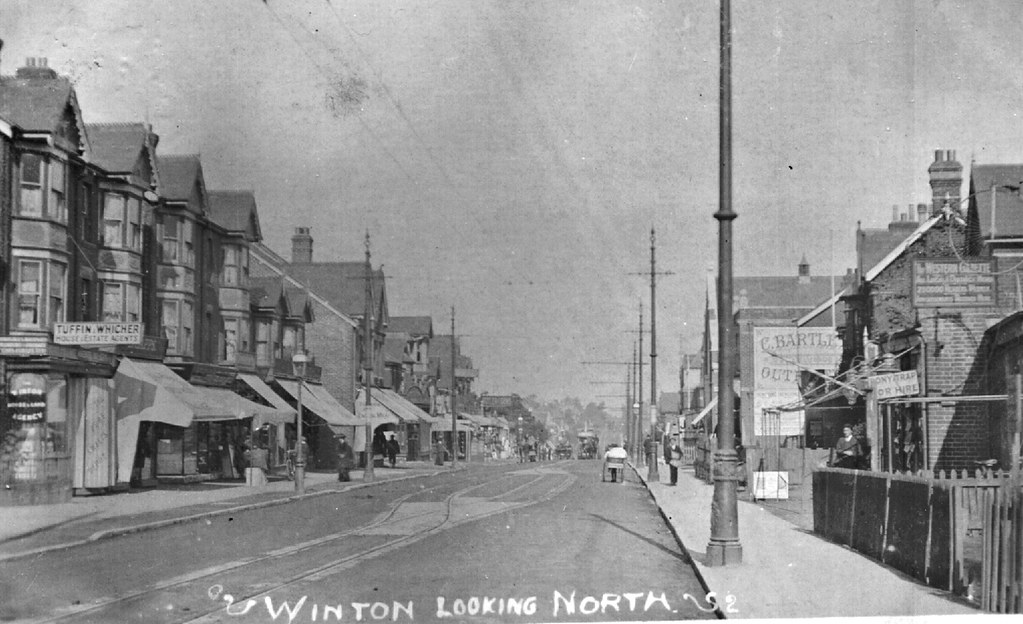 Winton Wimborne Rd Looking North Bournemouth Postcard Used… Flickr