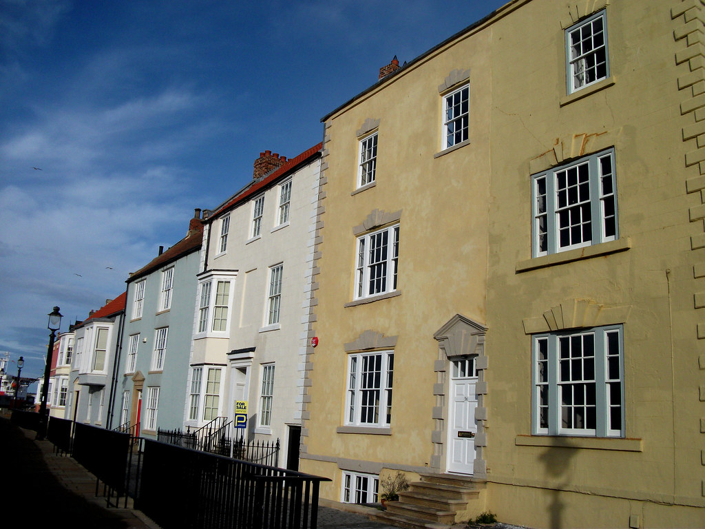 The 'coloured houses' Hartlepool Headland Rosalind Young Flickr
