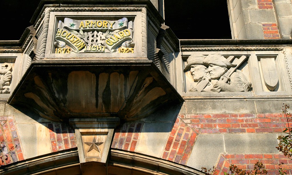 IMG_0106 Houston Light Guard Armory building Houston TX Ray Flickr