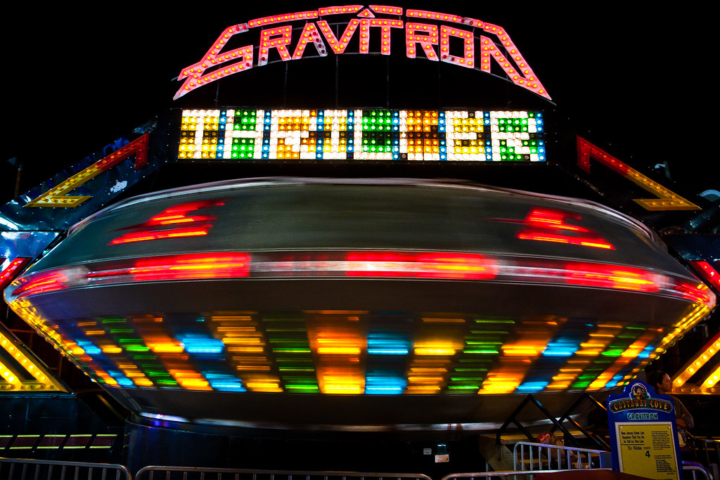 Gravitron! One of my favorite carnival rides. Aaron Salo Flickr