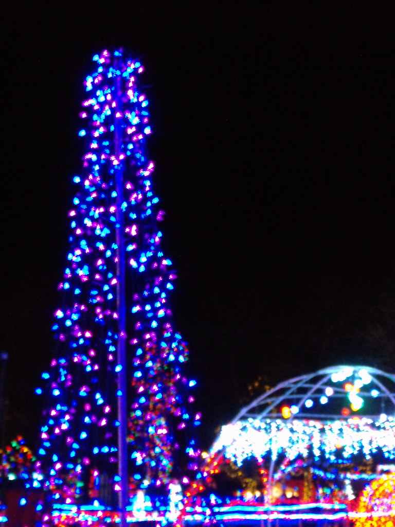 Blue And Purple LED Christmas Lights. Mark Flickr
