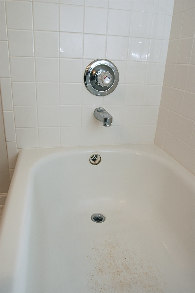 Old Bathtub As you can see, there is a lot of rust stains … Flickr