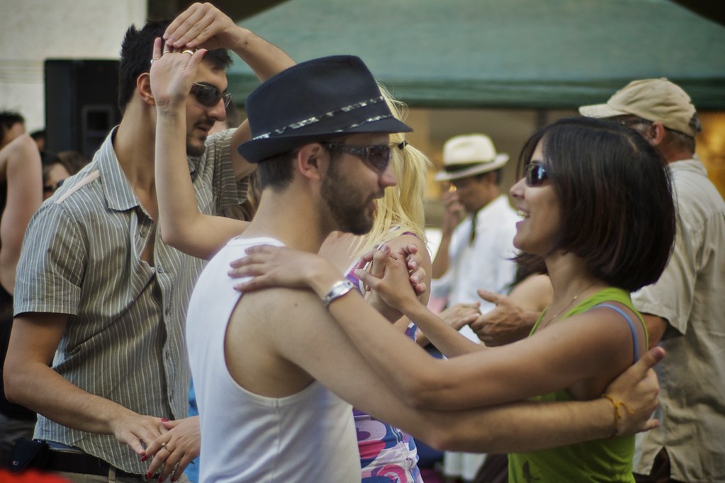Salsa Dancing on Granville Street July 25, 2010 John Bollwitt Flickr
