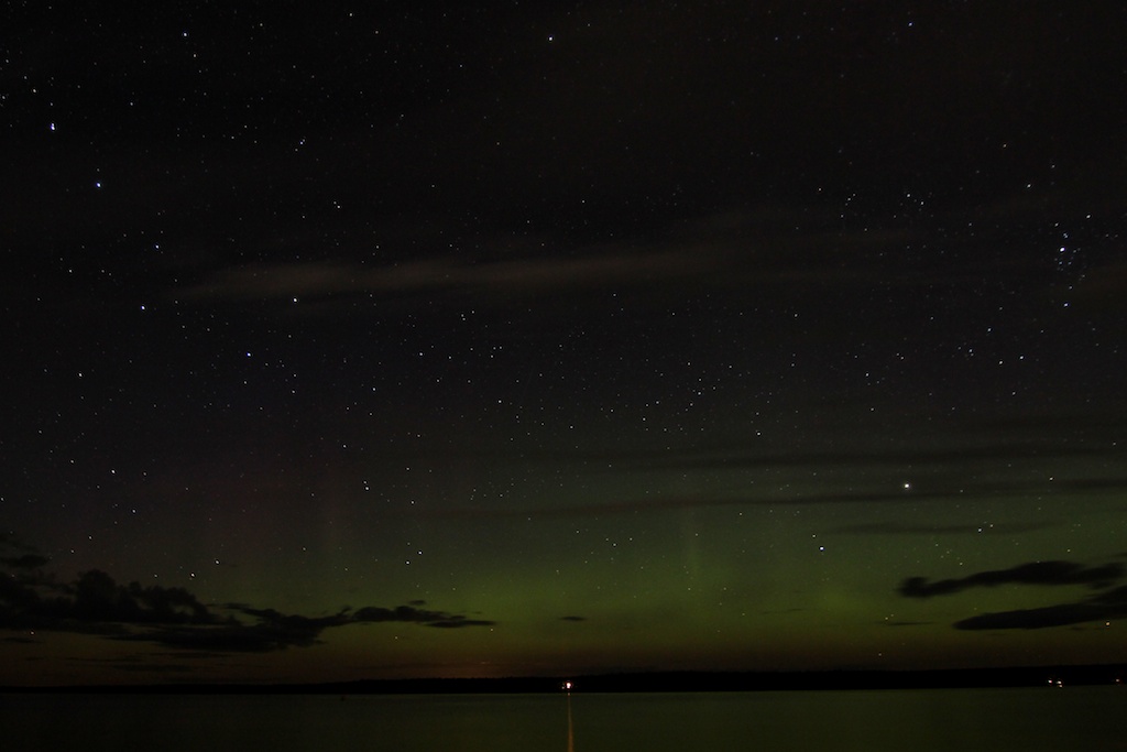 northernlights Northern lights off the dock at Clear Lake