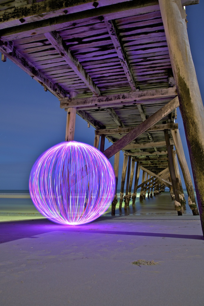 Ball of light Under the Boardwalk Flickr