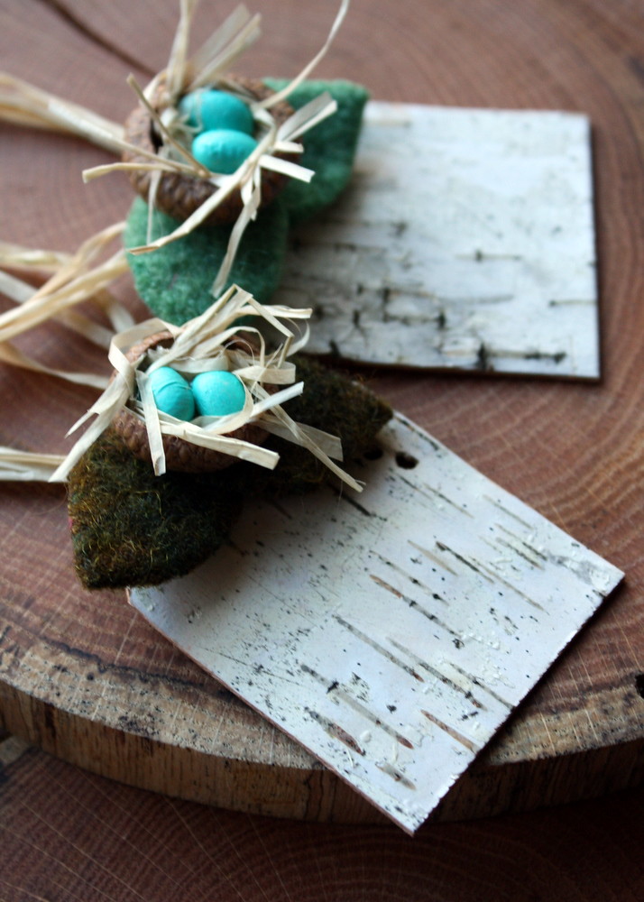birch bark gift tags This project was a family affair. My … Flickr