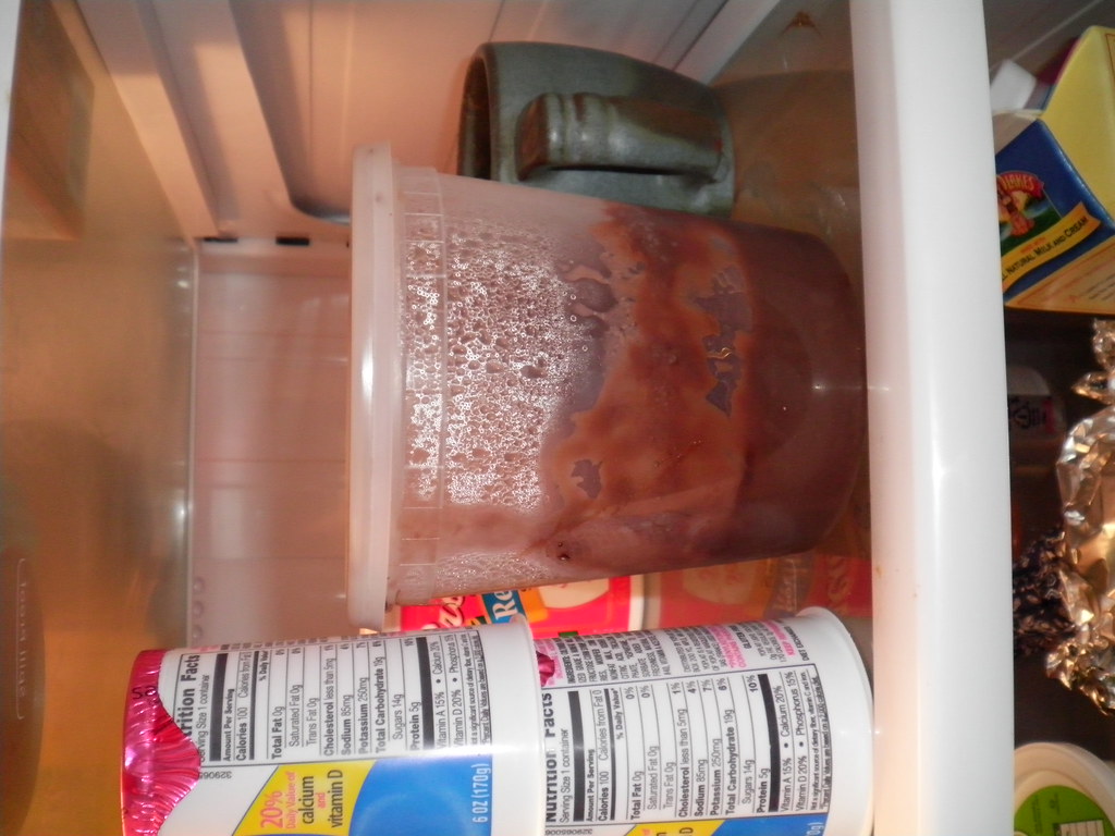 Properly Stored Food in Closed Container This was a sauce … Flickr