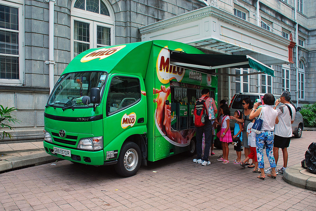 Milo Drinks Truck This Milo dispensed drinks to any visito… Flickr