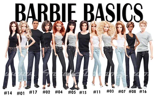 2011 Barbie Basics Jean Collection Group Pic | Okay, so I mu… | Flickr