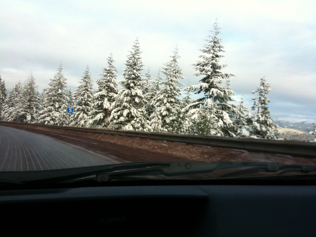 On the road again Siskiyou pass from CA into OR Earlier t… Stephen
