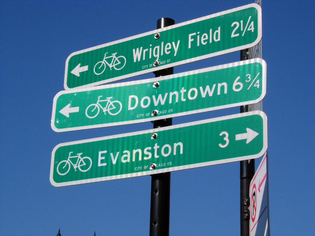 Chicago Street Sign Post Andersonville Neighborhood Bicycl… Flickr