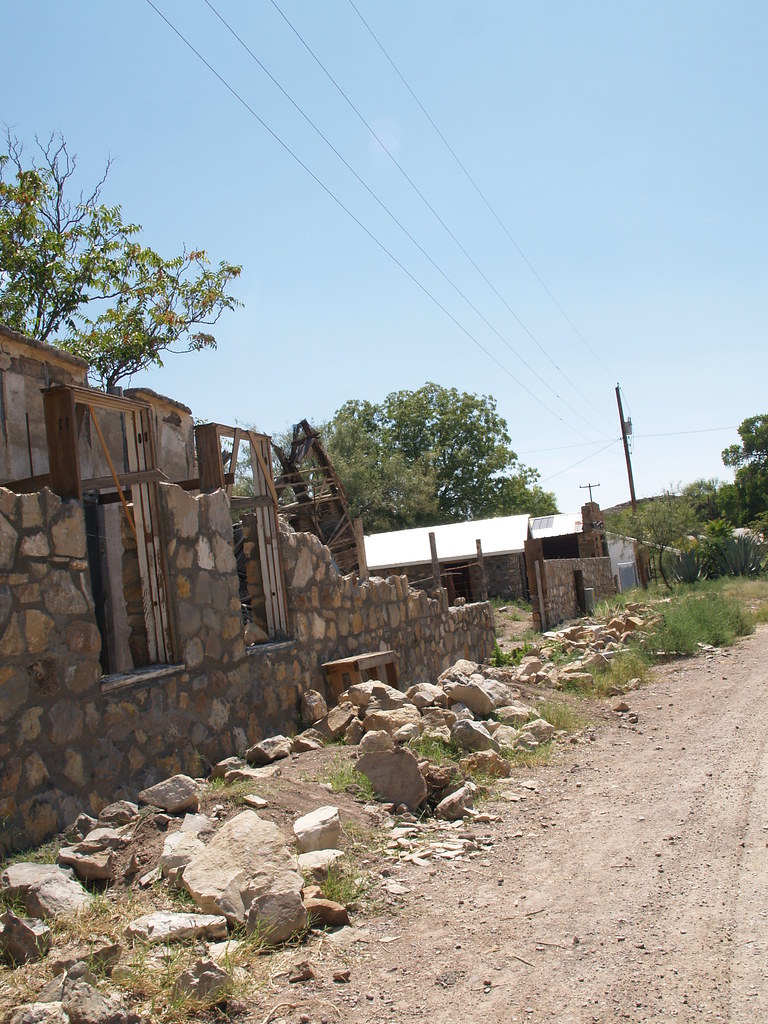 Shafter Texas Ghost Town small old mining town in the Chih… Flickr