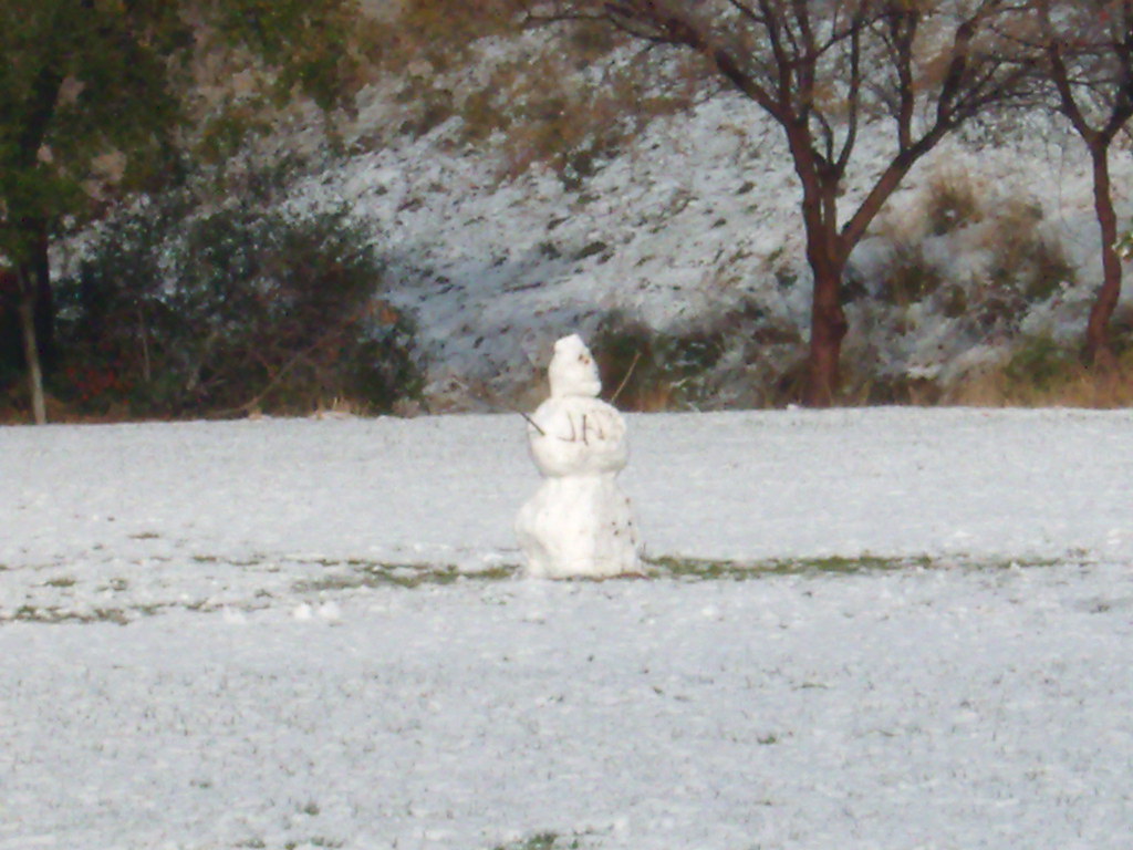 Snow ? In Clayton ?? Enough for a snowman Dec 2009. aultbev Flickr