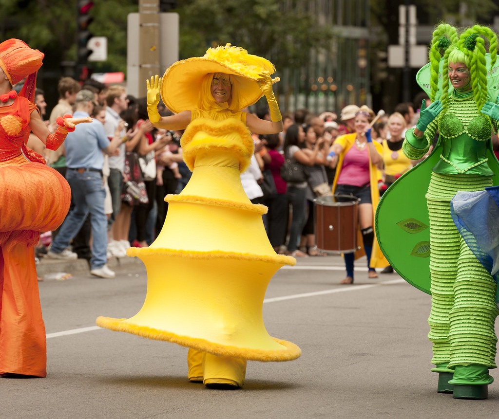 Colorful Costumes Montreal Gay Pride Parade, Montreal, Que… Flickr