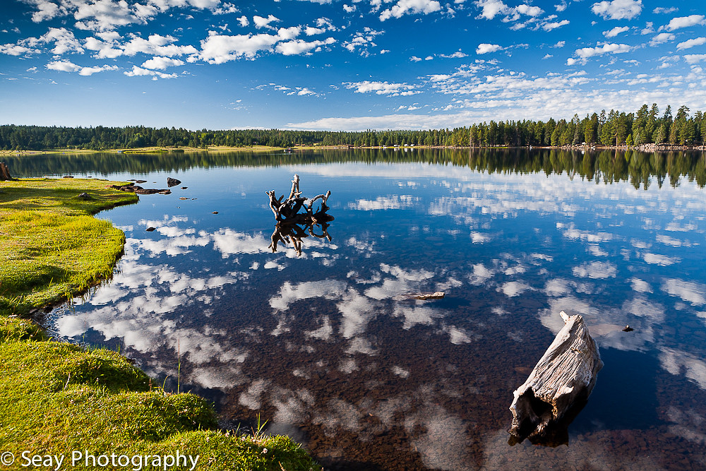 Hawley Lake Clear still water and clouds over Hawley Lake.… Flickr