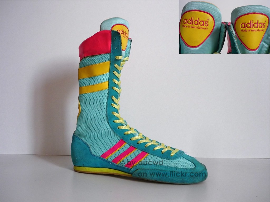 70`S / 80`S VINTAGE ADIDAS ATTACK BOXING BOOTS made in w… Flickr