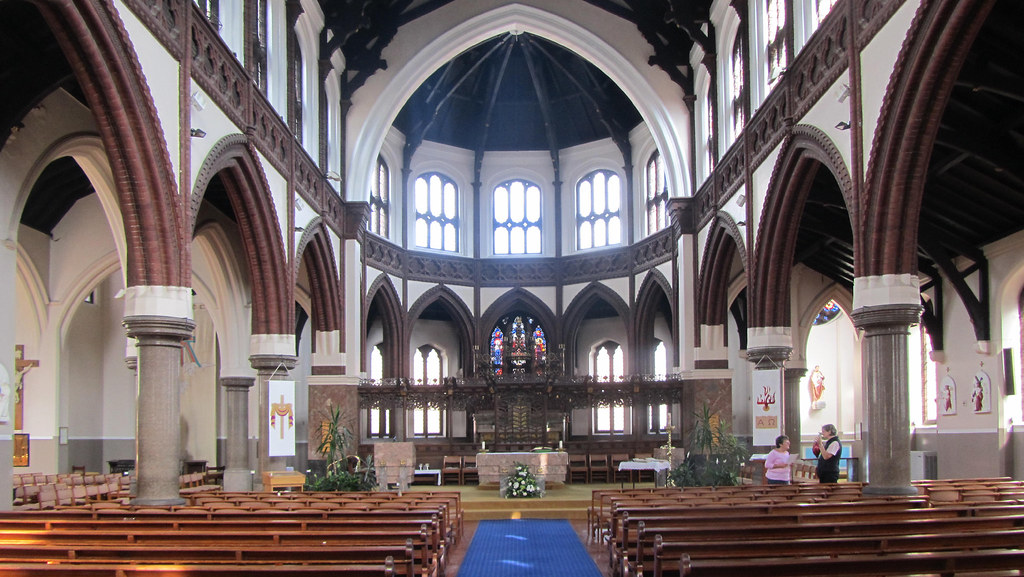 Our Lady's RC Church, nave and altar, Edgeley Lord Lucan Flickr
