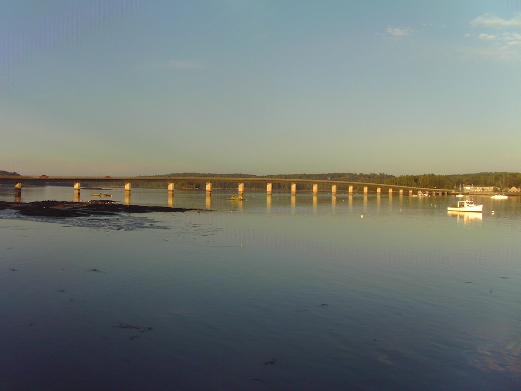 Sheepscot Harbor, Bridge from Wiscasset to Maine