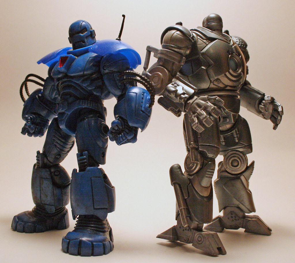 Iron Monger vs Movie) Iron Monger Comic and Movie c… Flickr