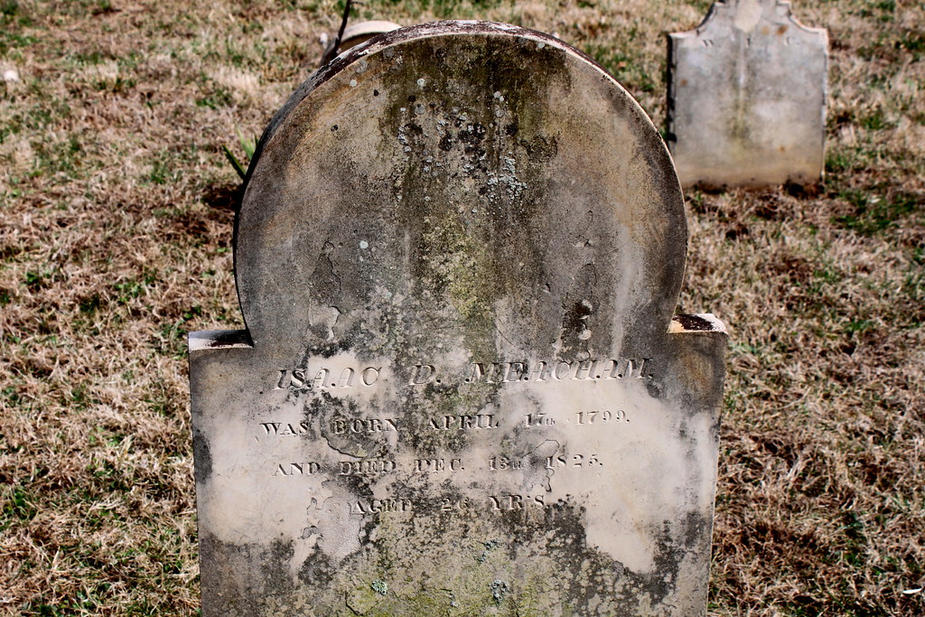 Isaac Meacham Gravestone, Paoli, Indiana The gravestone of… Flickr