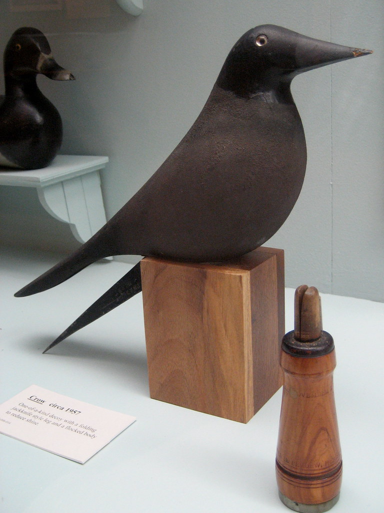Crow Decoy and Call One of a kind crow decoy with a foldin… Flickr