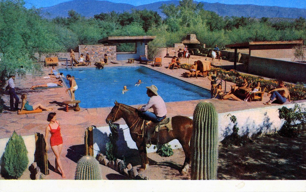 Arizona Pool Party 1953 postmarked Yuma, Arizona 1953 Flickr
