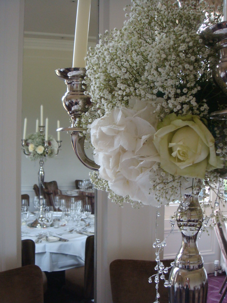Candelabra used at Hampton Manor For more floral designs p… Flickr