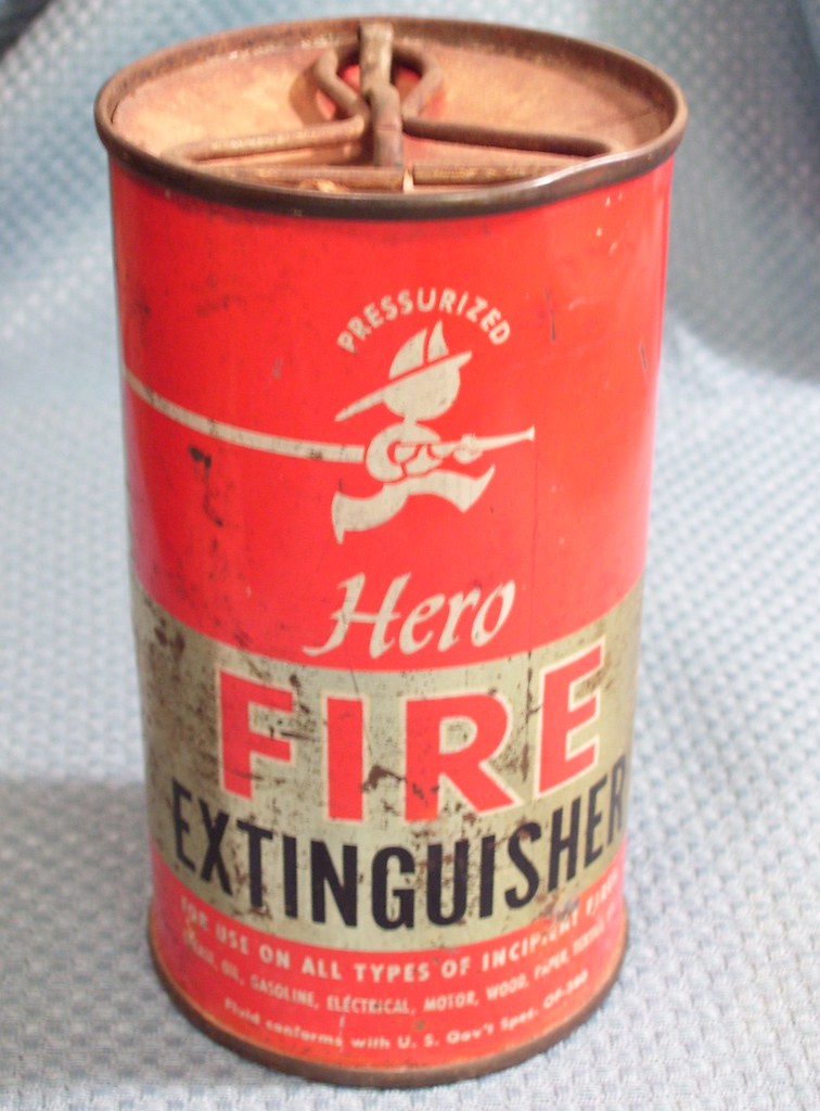 Hero Fire Extinguisher Front 90 Carbon Tetrachloride, 16 … Flickr