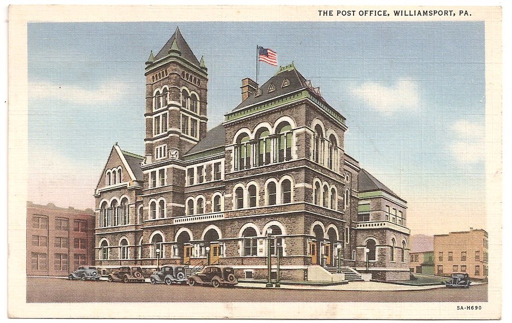 Williamsport, PA Post Office circa 1930 Now City Hall and … Flickr