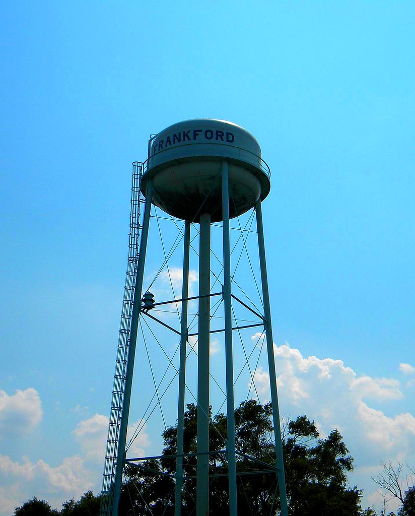 Frankford, Delaware Town watertower. Lee Cannon Flickr