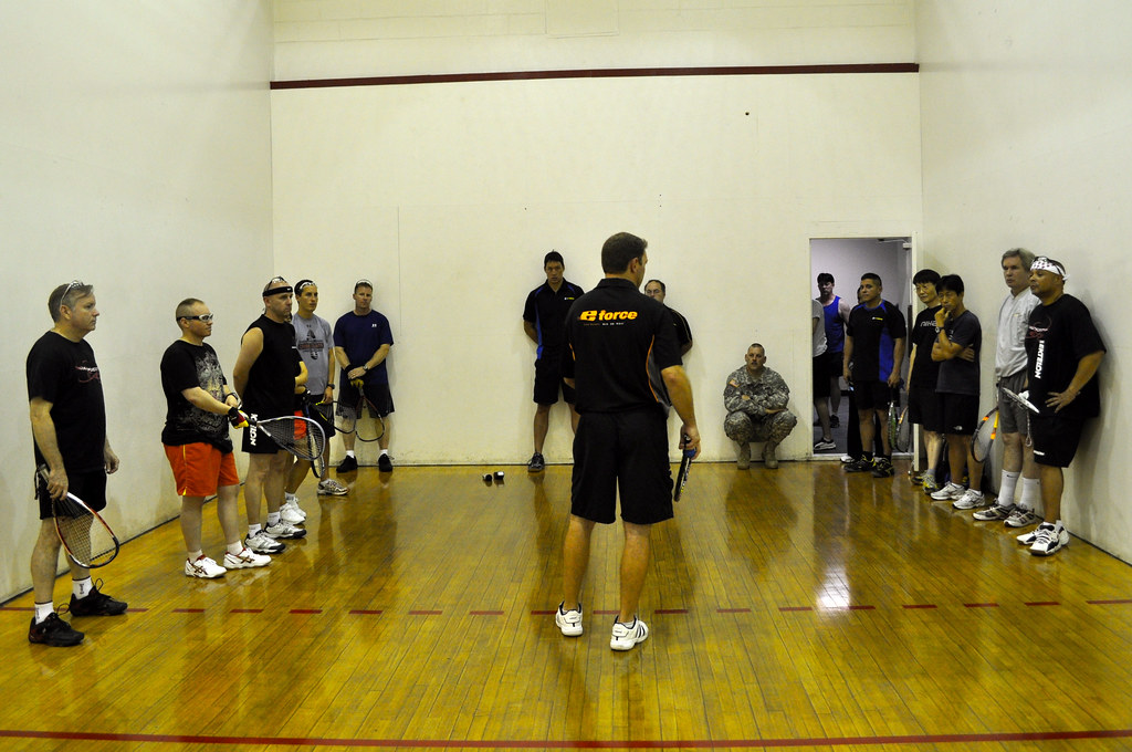 USA pro racquetball players conduct free clinic and demons… Flickr
