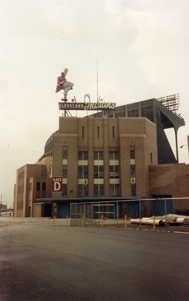 Chief Wahoo, Cleveland Stadium, March 14, 1988 Bill Eichelberger Flickr
