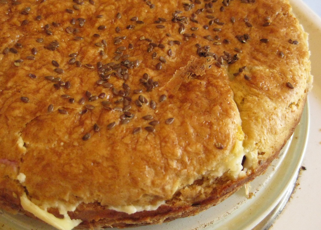 Torta Della Nonna "Grandmother's Cake," based loosely on