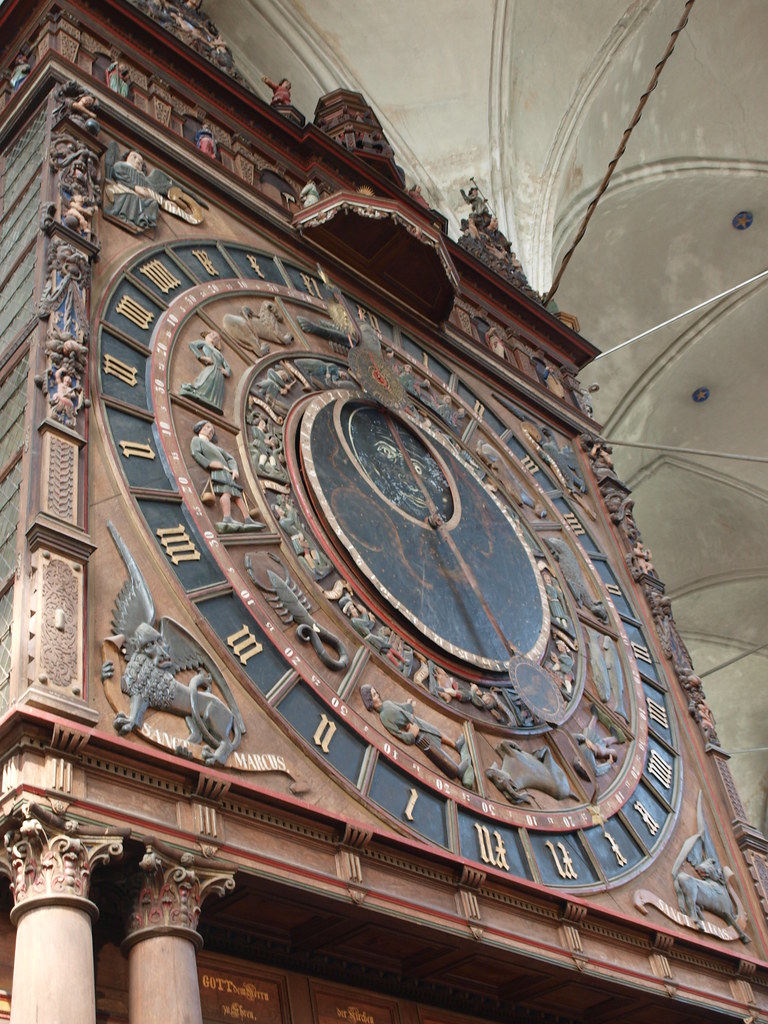Rostock, Germany Marienkirche astronomical clock Nigel Swales