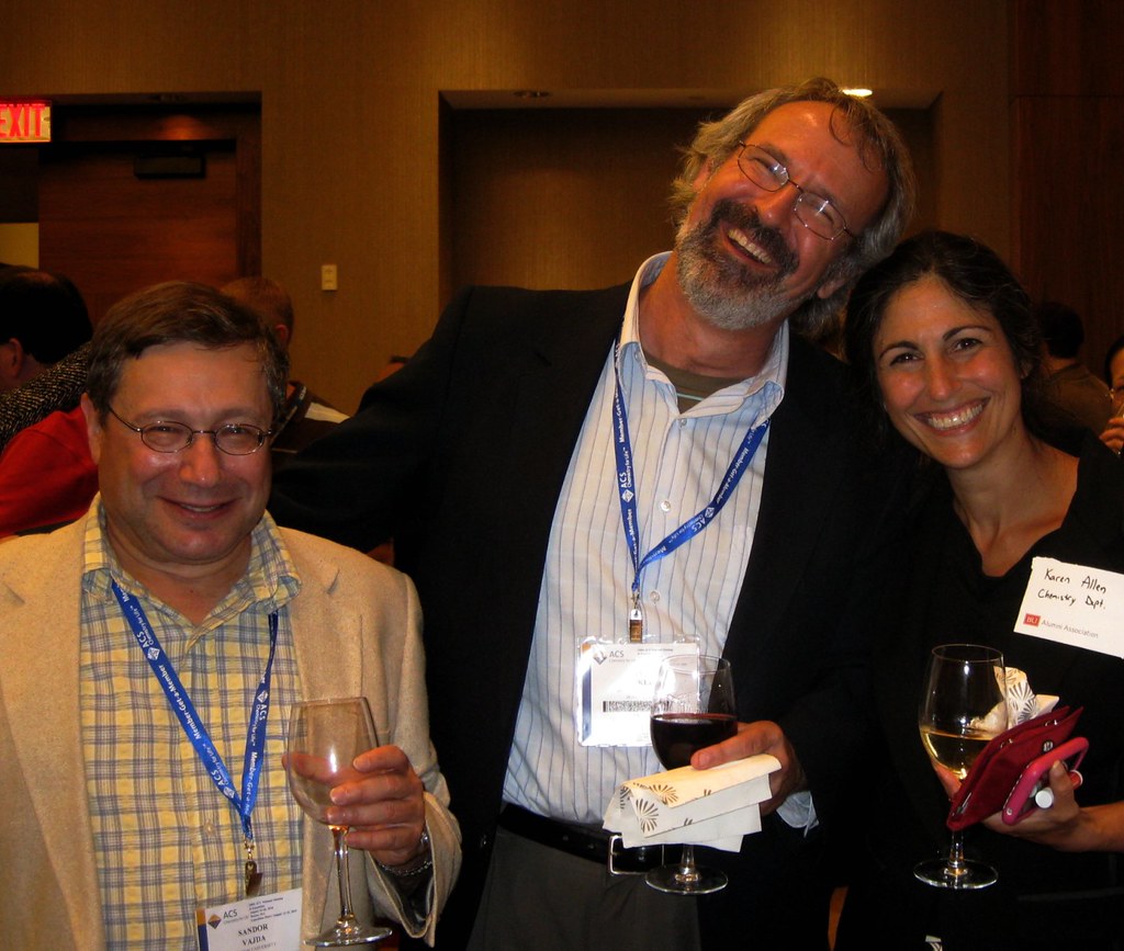 Profs. Sandor Vajda, David Coker, and Karen Allen BU Chemistry Flickr