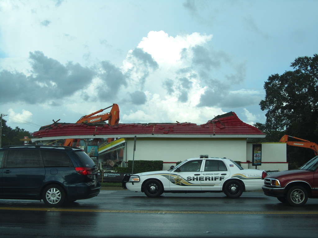 McDonald's in Seffner, FL being torn down and rebuilt a photo on