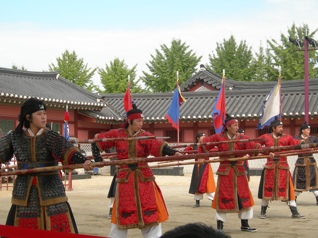 Martial artists perform at Suwon Haenggung Palace Demonstr… Flickr