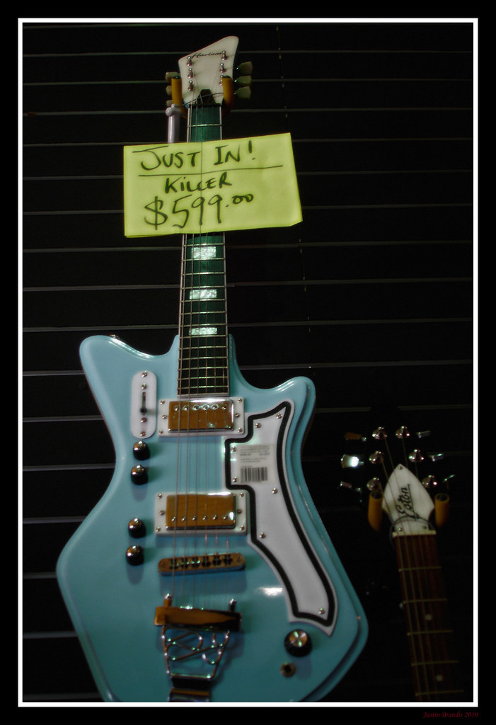 Justin Killer For sale in a guitar shop in Melbourne how… Flickr