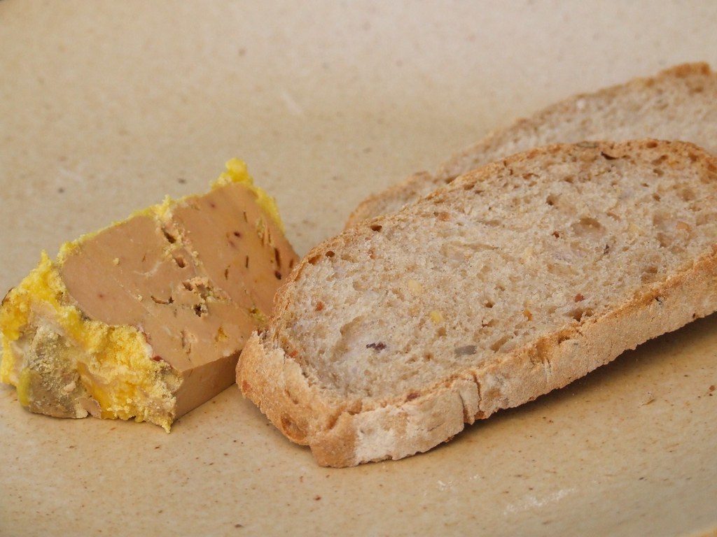Foie gras and bread Dan Forys Flickr