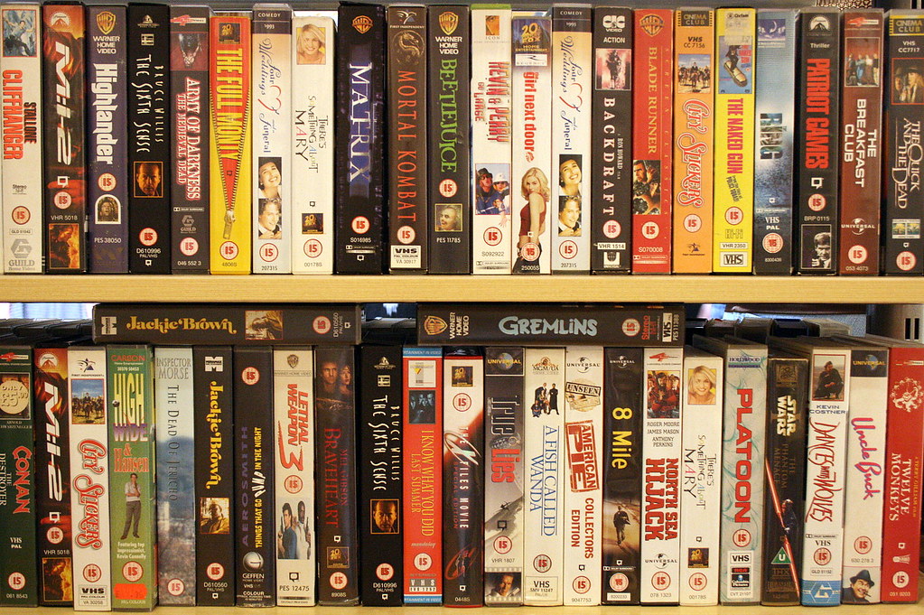 Video Tapes VHS Every charity shop has mountains of these … Flickr