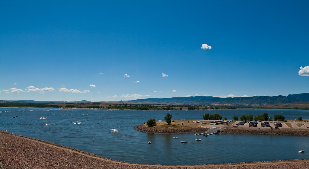 Chatfield Reservoir View from the scenic overlook on top o… Flickr
