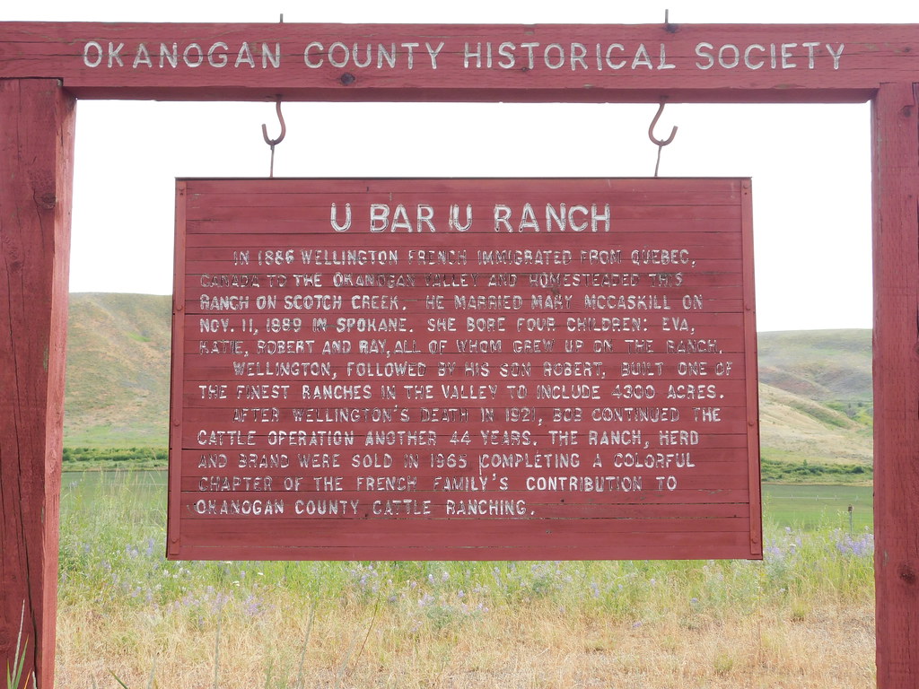 U Bar U Ranch Historic Marker South of Conconully, Washing… Flickr